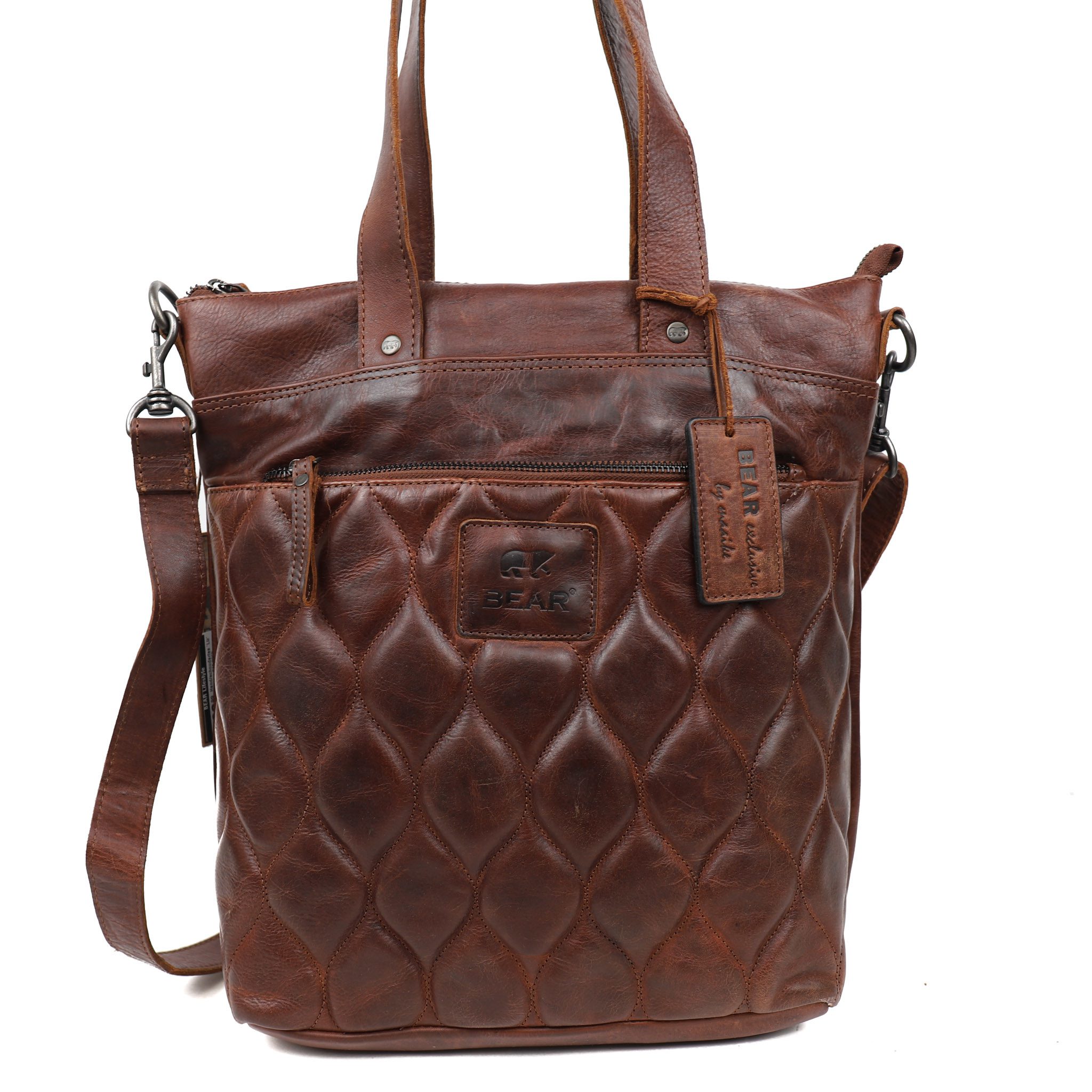 Bear Design By Maaike Hand/ Schoudertas Liz Cognac BM2265