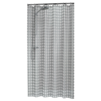Sealskin Hammam douchegordijn pvc zilver 180 x 200 cm