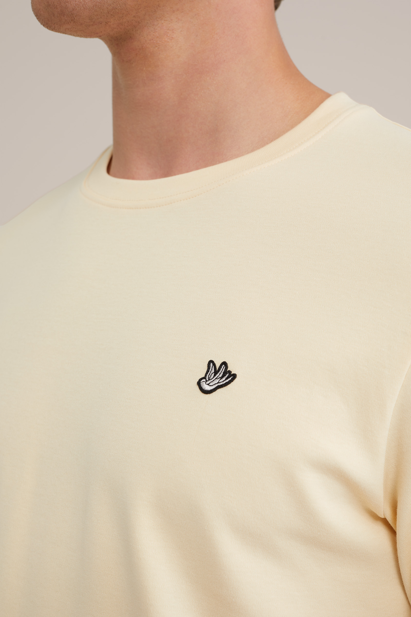 T-shirt Fundamentals Lichtgeel