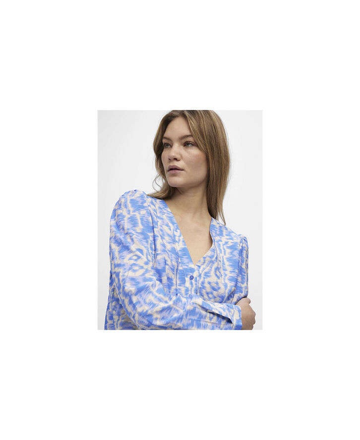 Object OBJNEBI L/S TOP 131 Palace blue/sandshell