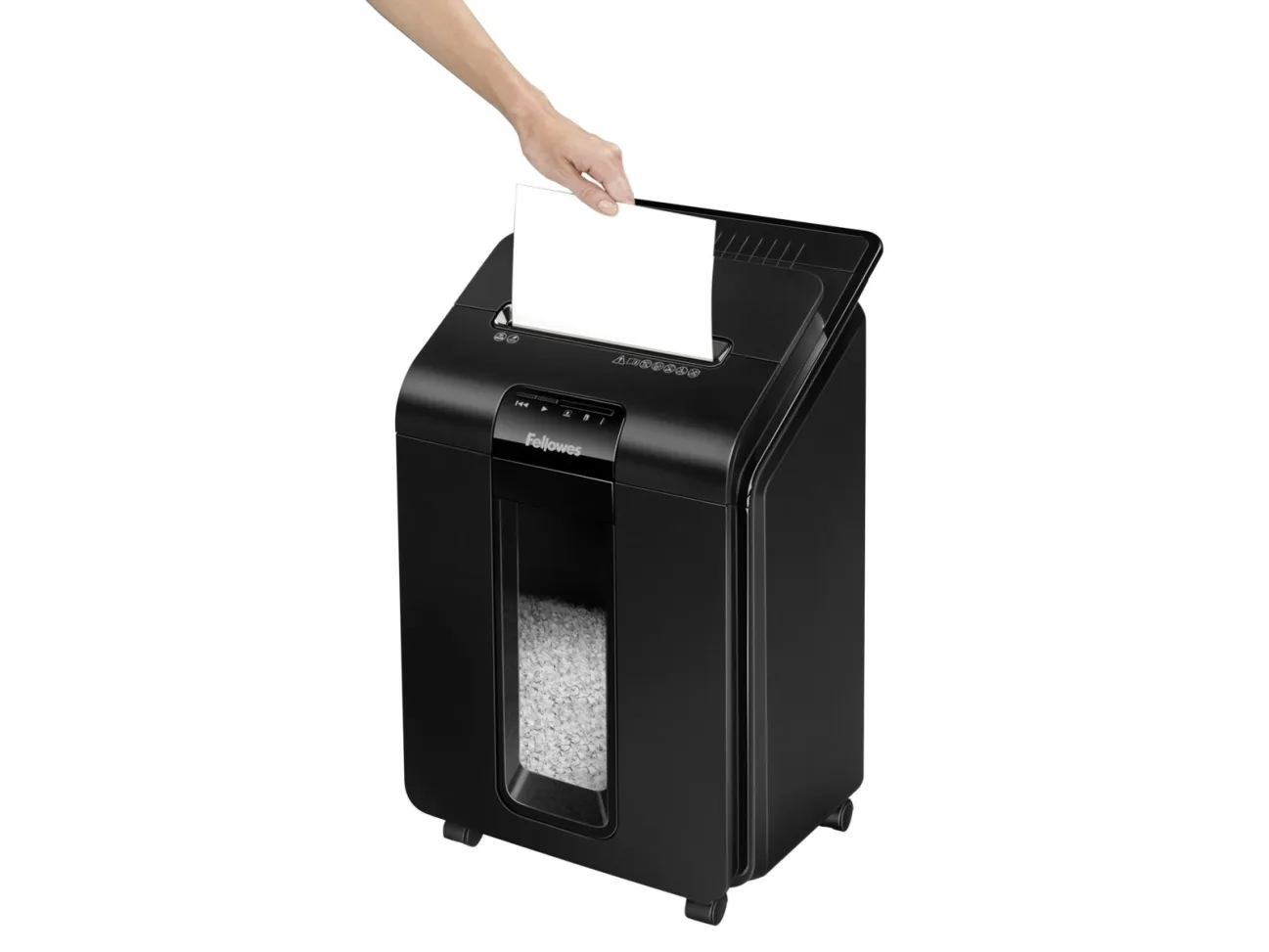 Makulator Fellowes AutoMax 100M mini makulering 4x10mm - AutoFeed (P-4)