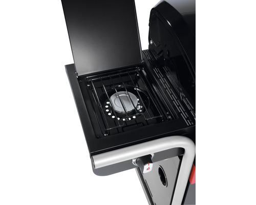 Char-Broil Gas2Coal 440 hybride gasgrill, 155 x 62,9 x 116,8 cm, 4 branders + zijbrander, zwart, inclusief rooster, dekselthermometer, vetopvangbak, grillrooster en warmhoudrek