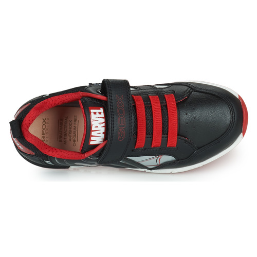Geox - J ALBEN BOY D - Noir / Rouge