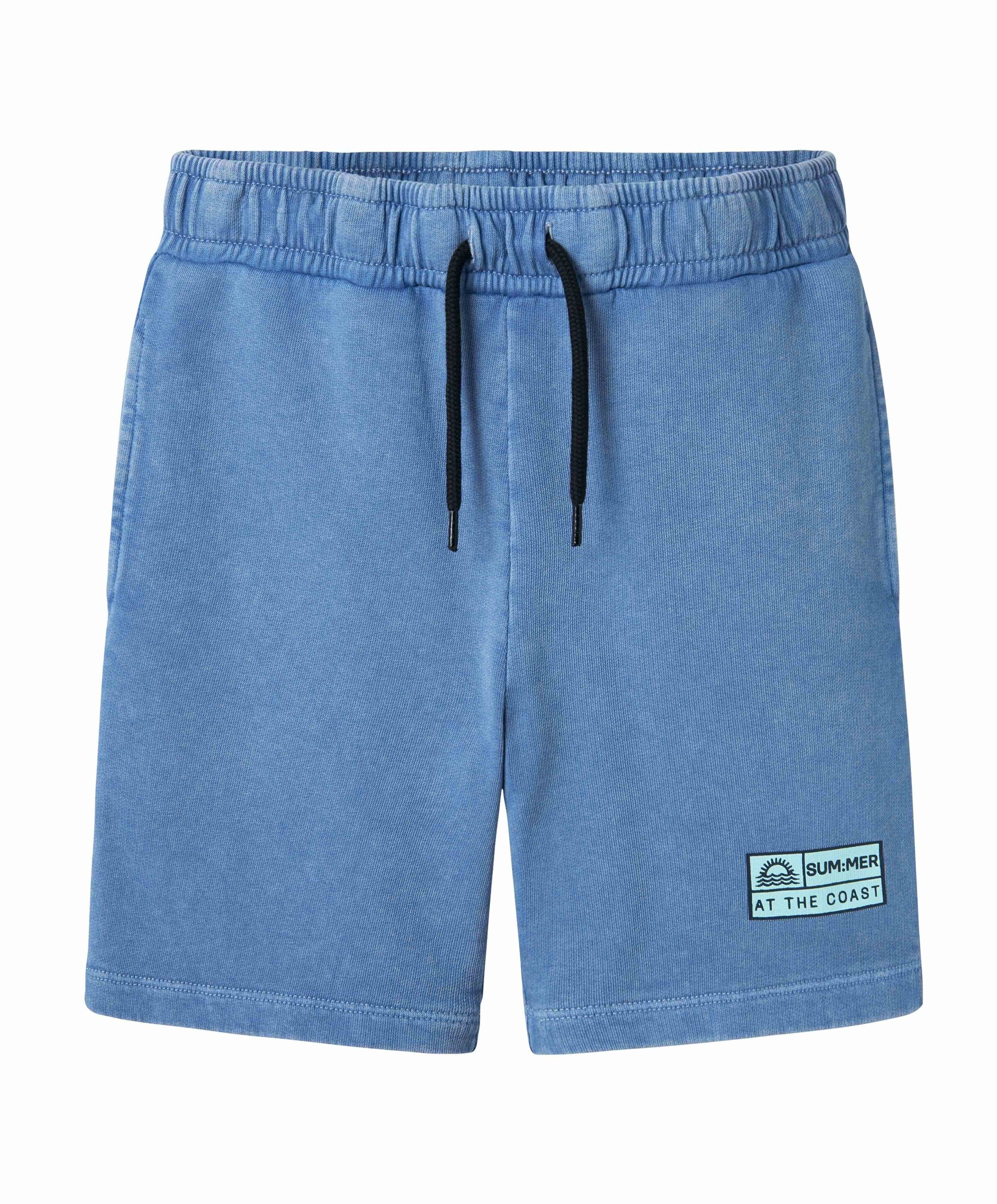 Name it NKMFANDEL SWEAT SHORTS UNB jongens korte broek blauw
