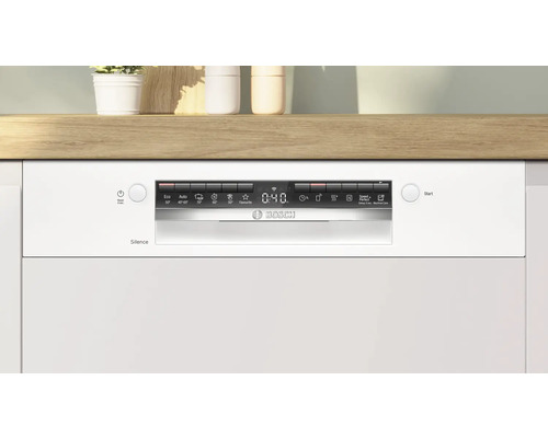 Bosch SMI4HTW00E halfgeïntegreerde vaatwasser, 59,8 x 81,5 x 57,3 cm, voor 13 couverts, 9 l inhoud, 46 dB(A)