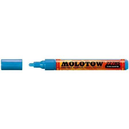 Molotow Permanentmarker ONE4ALL 227 HS, nachfüllbar, 4 mm, schockblau mittel