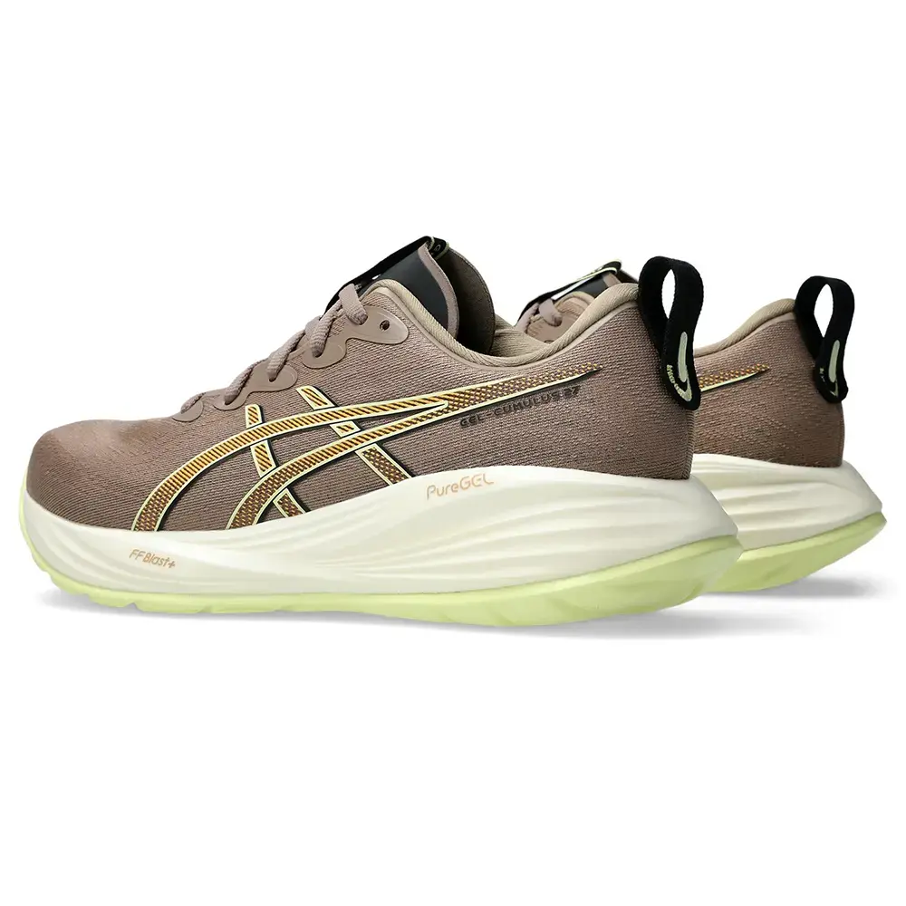 ASICS Gel-Cumulus 27 Hardloopschoenen Bruin/Groen/Zwart Heren