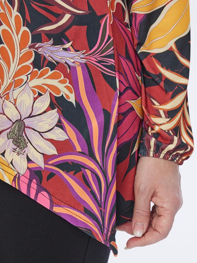 Blusenshirt Flechtdetail