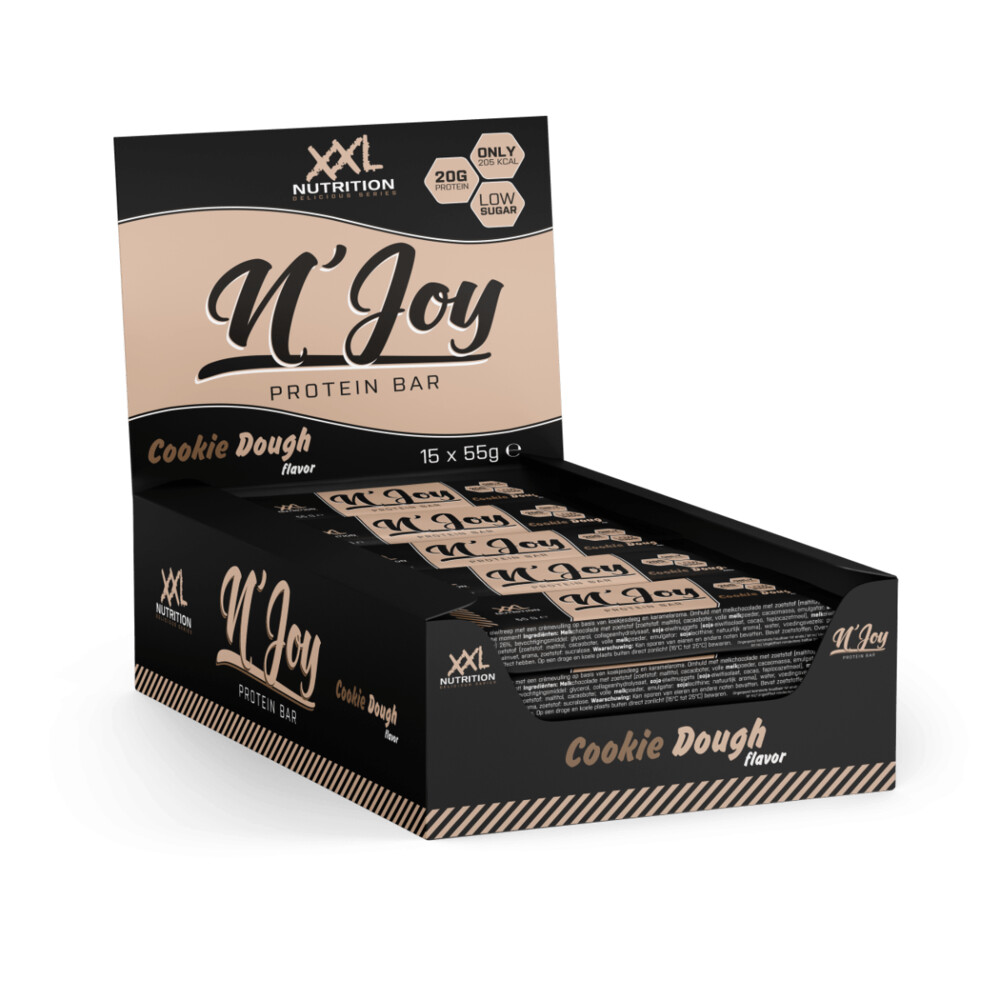 15x XXL Nutrition NJOY Proteïne Bar Cookie Dough55 gr