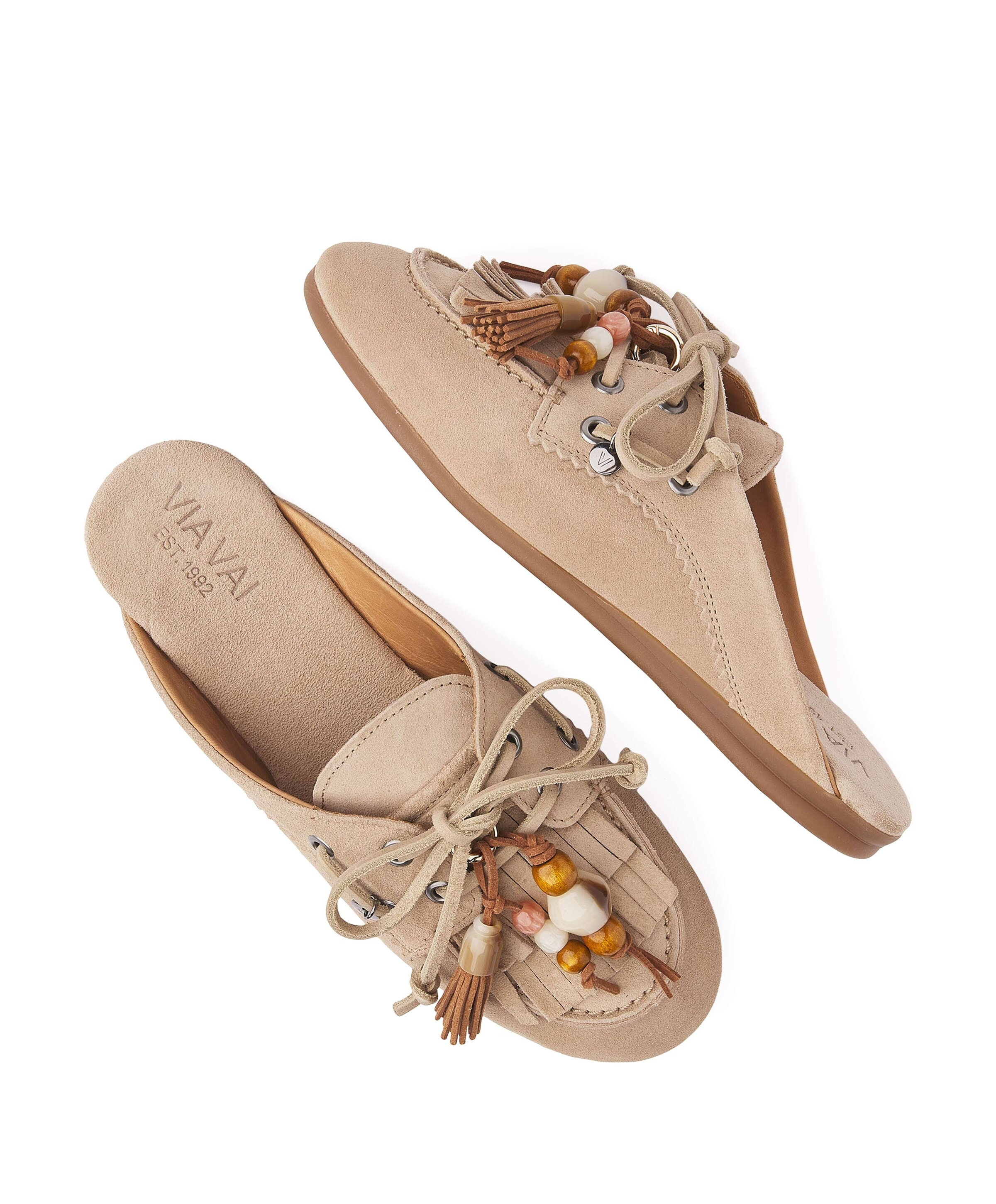 VIA VAI June Rhea dames clogs beige