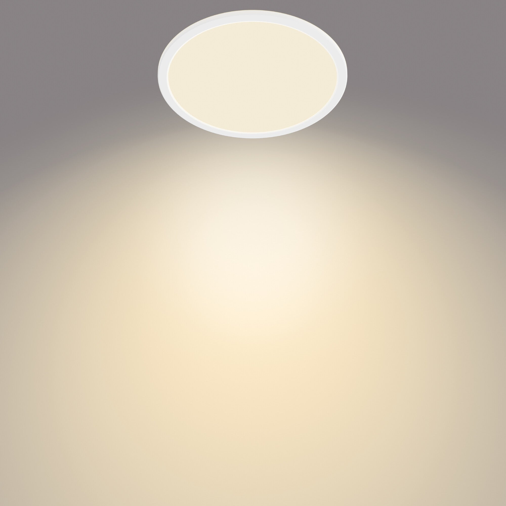 Philips SuperSlim badkamer plafondlamp - wit - rond - 15 W