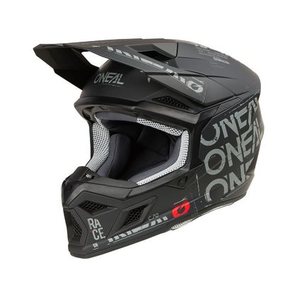 Casque cross O'Neal 3SRS - STATIC 2025 - Noir / Gris