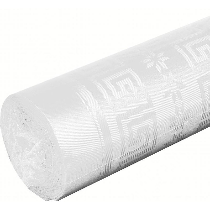 Nappe damassée blanche