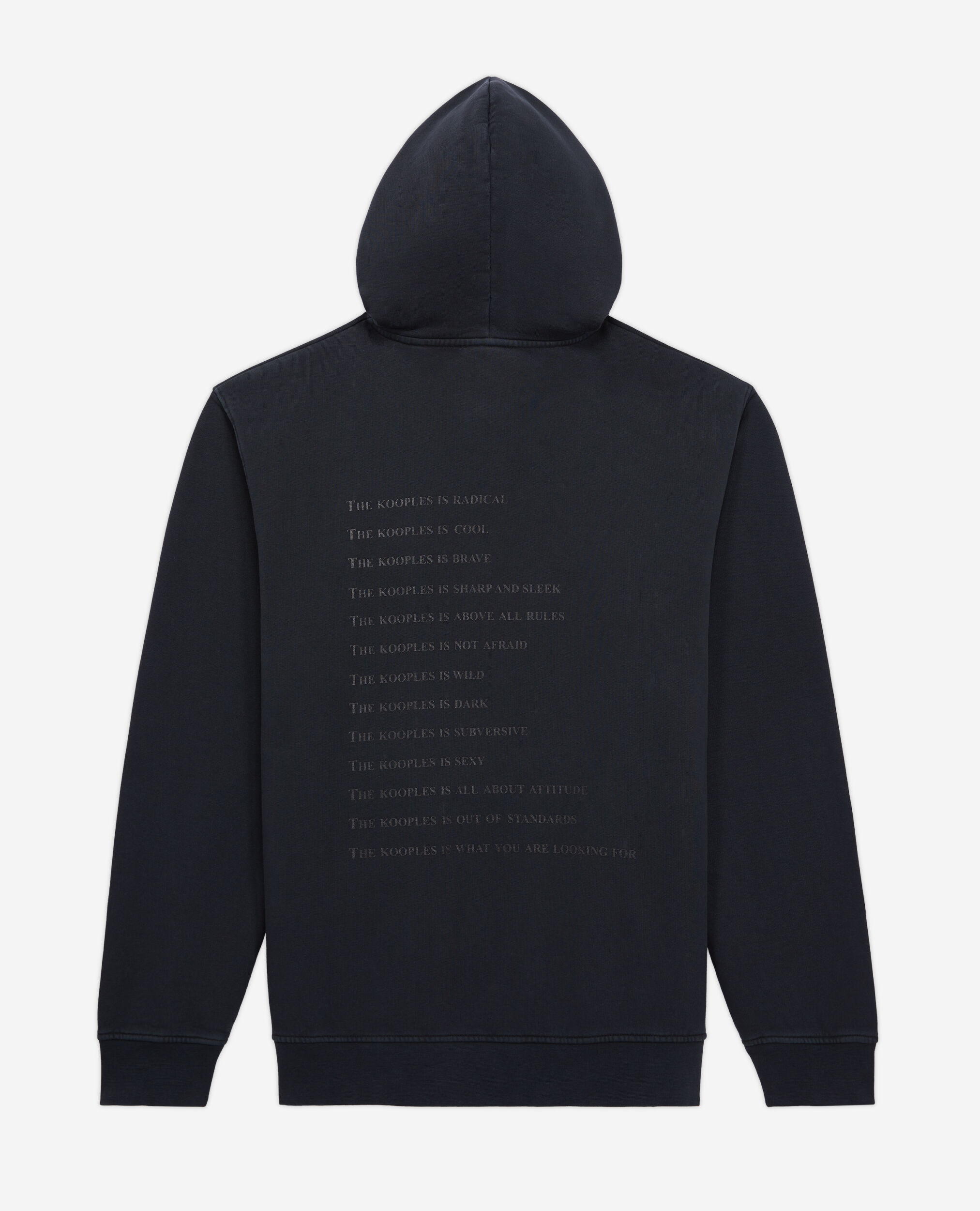 Sweatshirt à capuche What is noir
