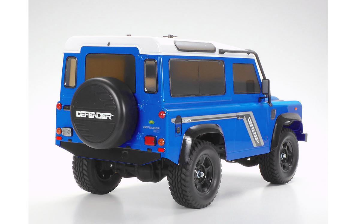 Scale Crawler Land Rover Defender D90 Blau, CC-02 1:10, Kit<br>1990 Land Rover Defender D90 Bausatz mit CC-02 Chassis
