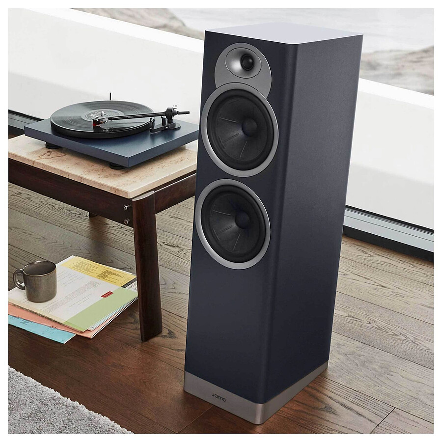 Yamaha RX-V6A Noir + Jamo S7-25HCS Bleu Fjord