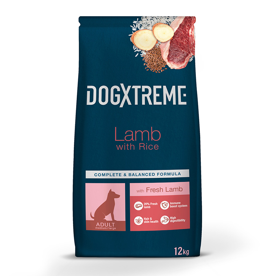 Ração Dogxtreme Adult de Cordeiro e Arroz para Cães