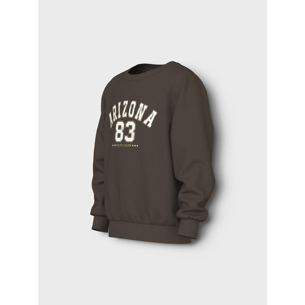 Køb Name It Turkish Coffee Arizona Nkmvoder Ls Nreg Sweat Box Unb