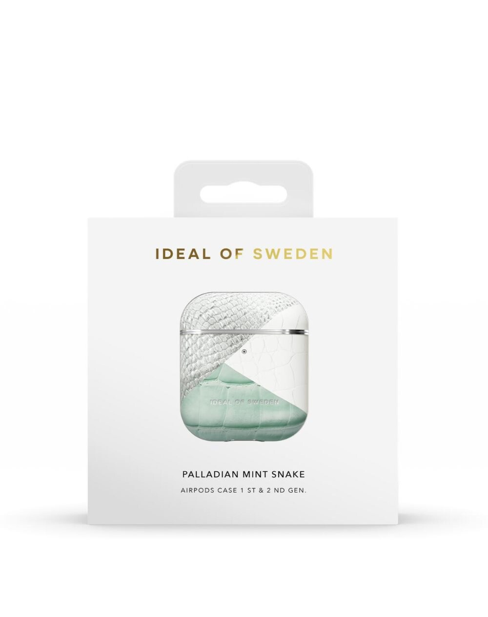 AirPods (1. & 2. Generation) Hardcase Schutzhülle Abdeckung (IDAPCSS21-268) - Palladian Mint Snake
