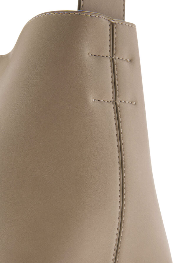 MANGO Mini-shopper shoulder bag Natural white