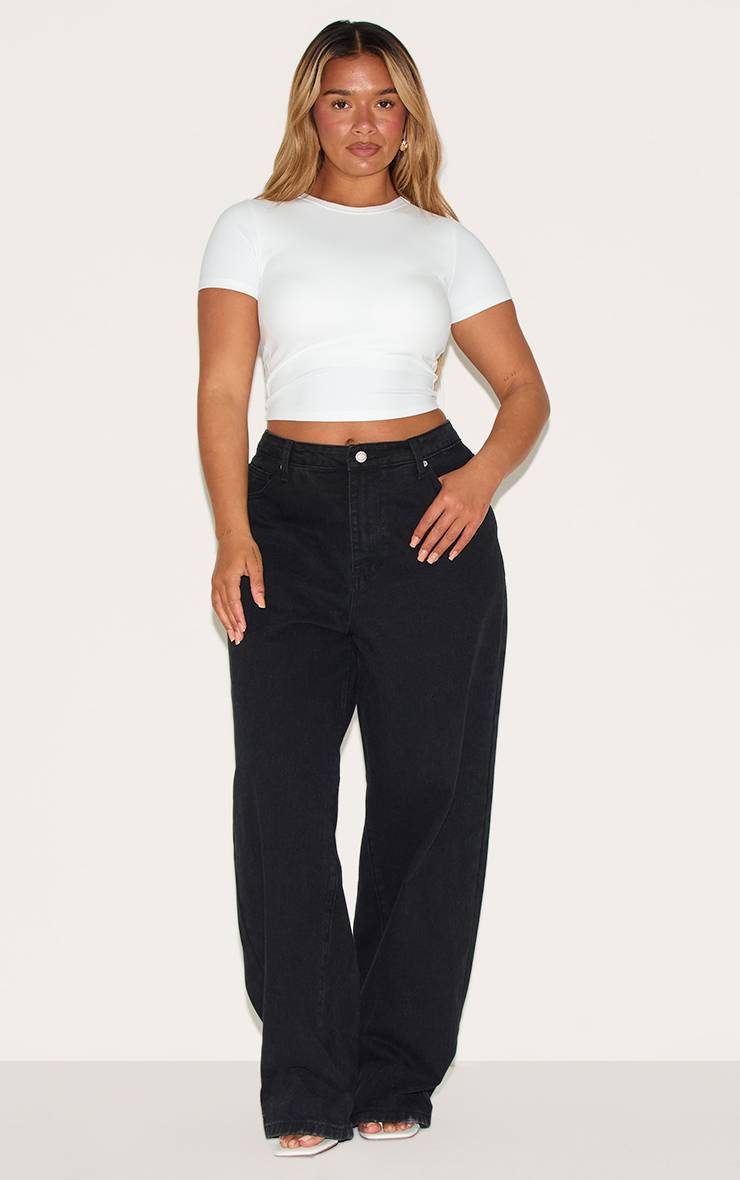 Blanc T-shirt Sculptant Shape Avec Soutien-gorge Intégré