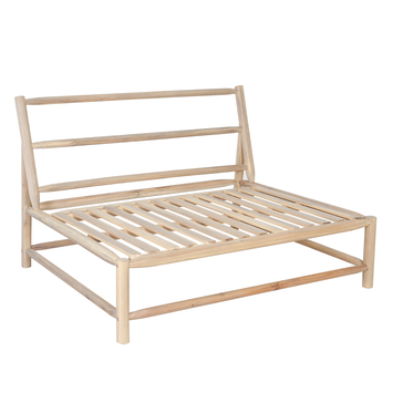 Wakefield modulaire loungeset Sari midden bleached light grey hout