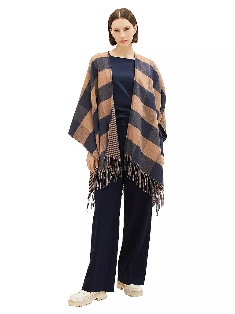 TOM TAILOR Poncho - Cape braun