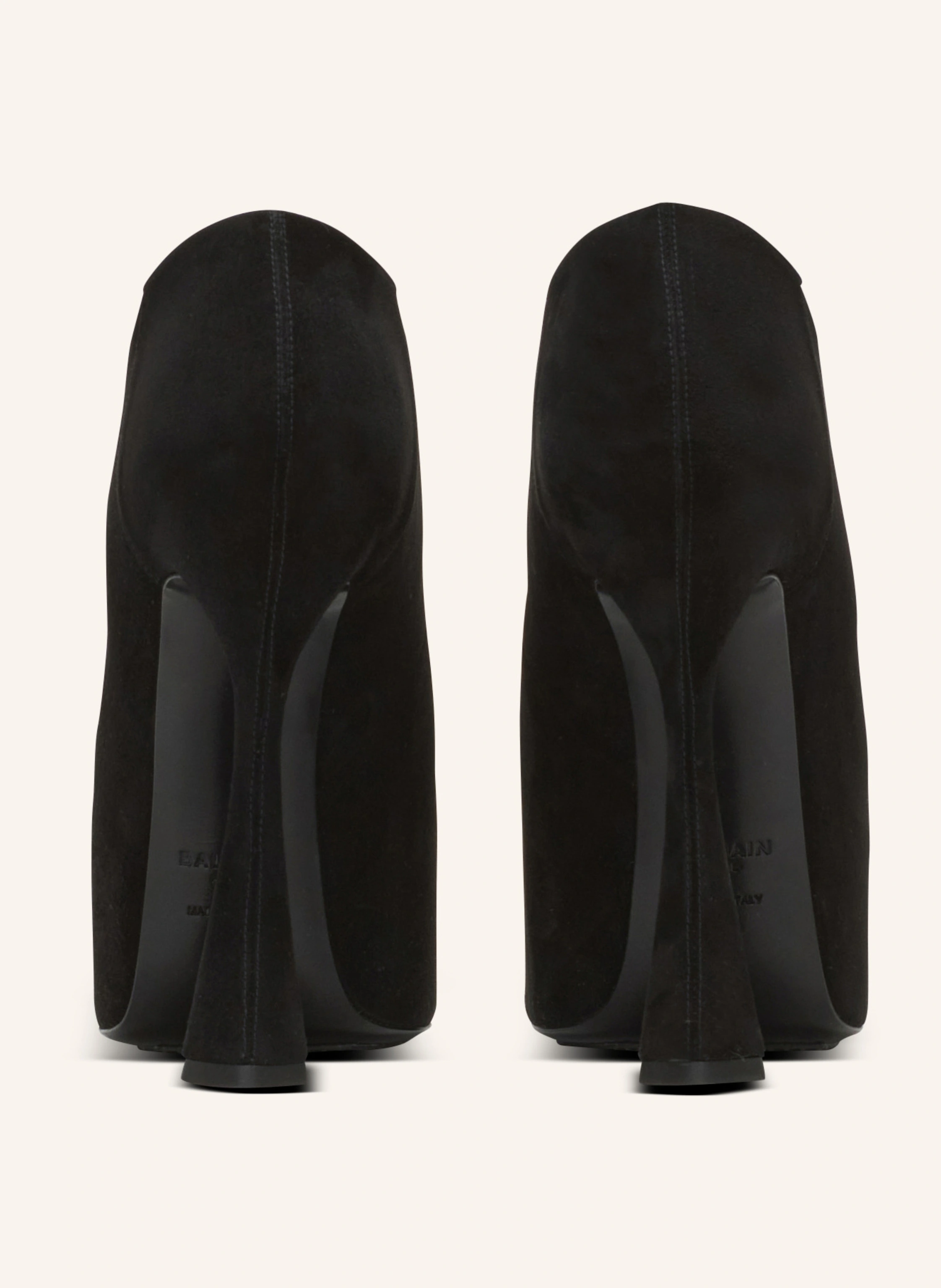BALMAIN Pumps Eden mit Plateausohle aus Wildleder