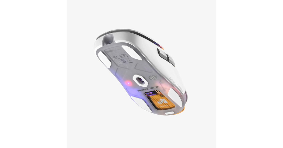 GloriousModel O 3 Wireless gaming muis  (Wit, Tot 30.000 dpi, RGB, USB / 2.4 GHz / Bluetooth)