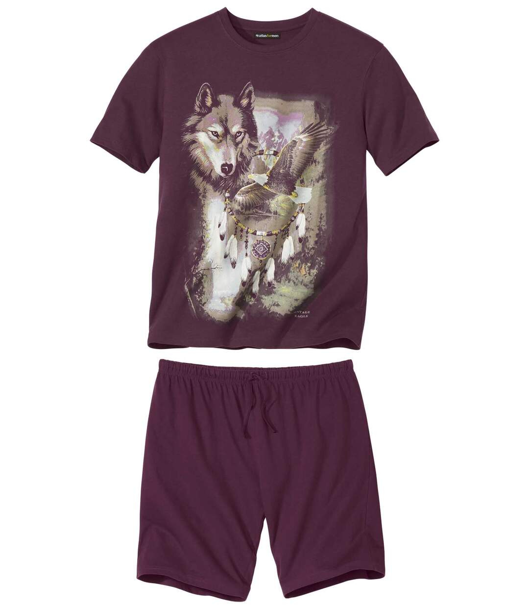Pyjashort Coton Indian Spirit