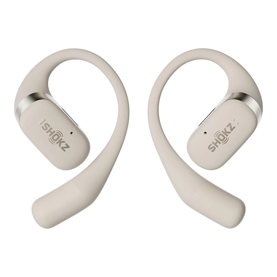 Shokz OpenFit Beige - Casque sans fil