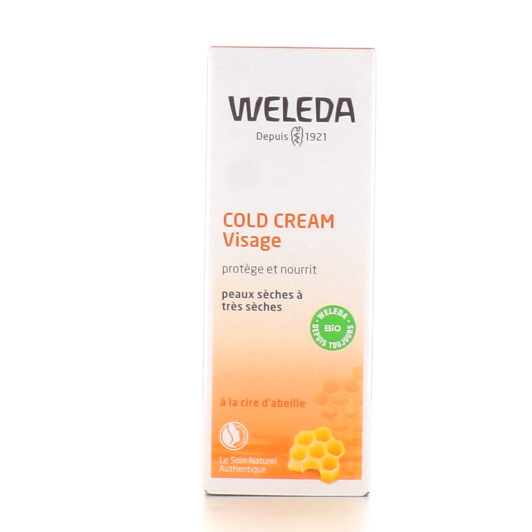 Soin visage au Cold Cream Weleda