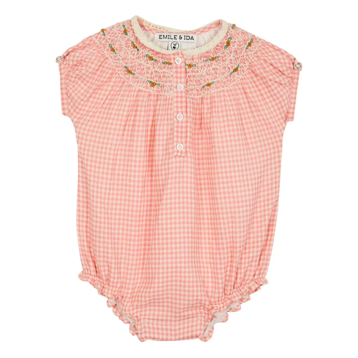 Emile et Ida Barboteuse Vichy | Rose
