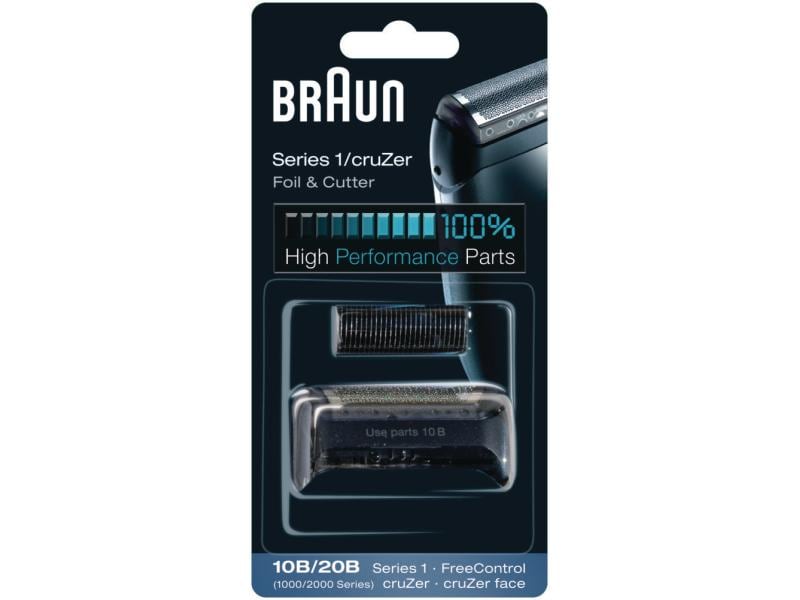 Braun Scherkopf 10B/20B Series 1 Kombipack Scherblatt mit Klingenblock