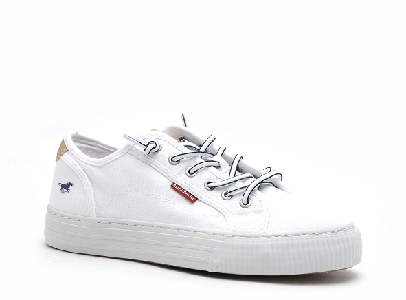Mustang basses femme 1420304 blanc