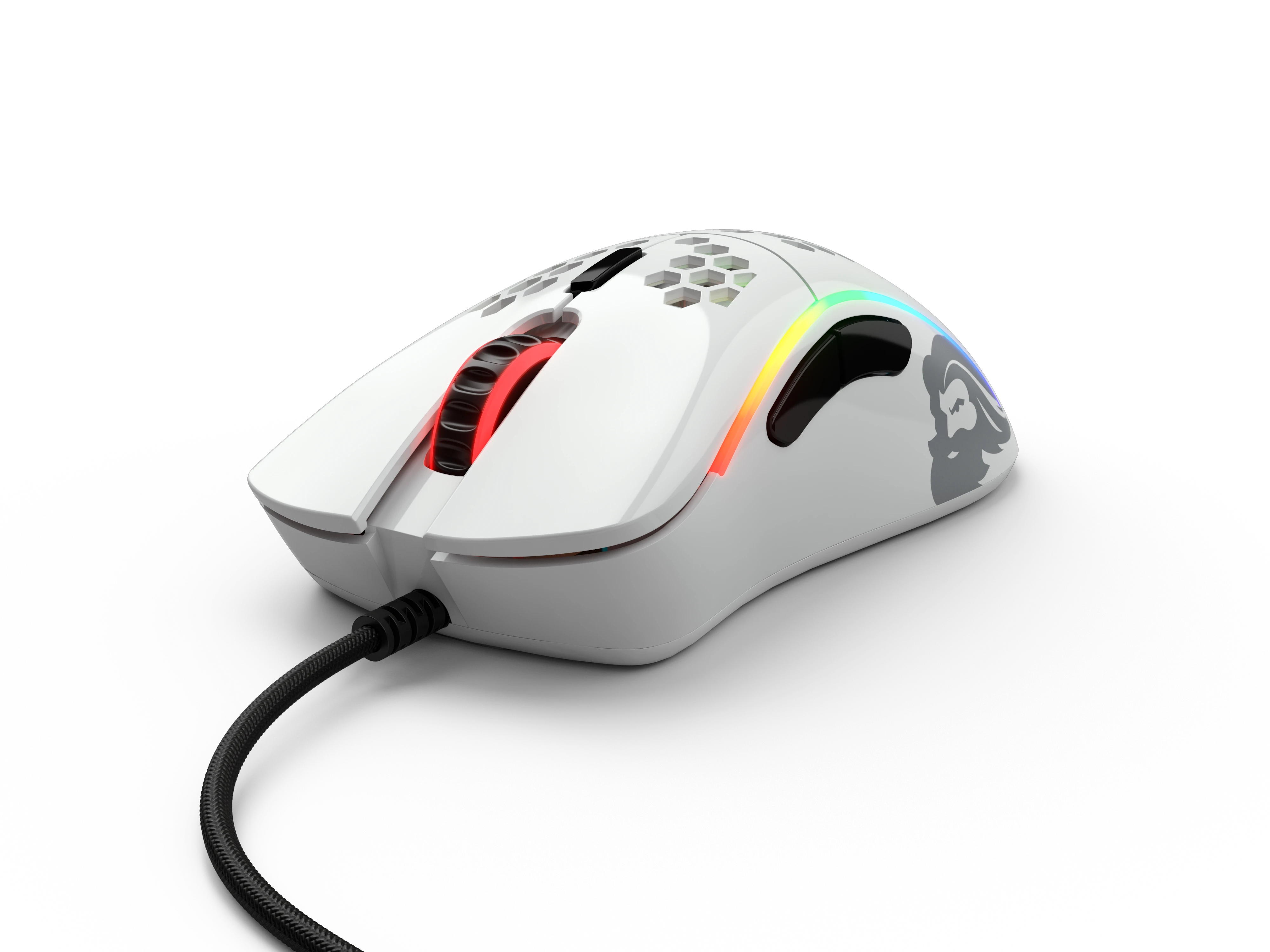 Glorious PC Gaming Race Model D- Souris Gaming - Blanche brillante