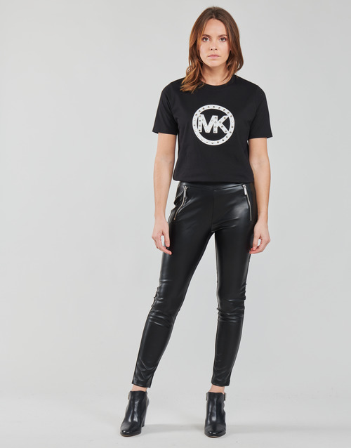 MICHAEL Michael Kors - ZIP FRONT LEGGING Negro