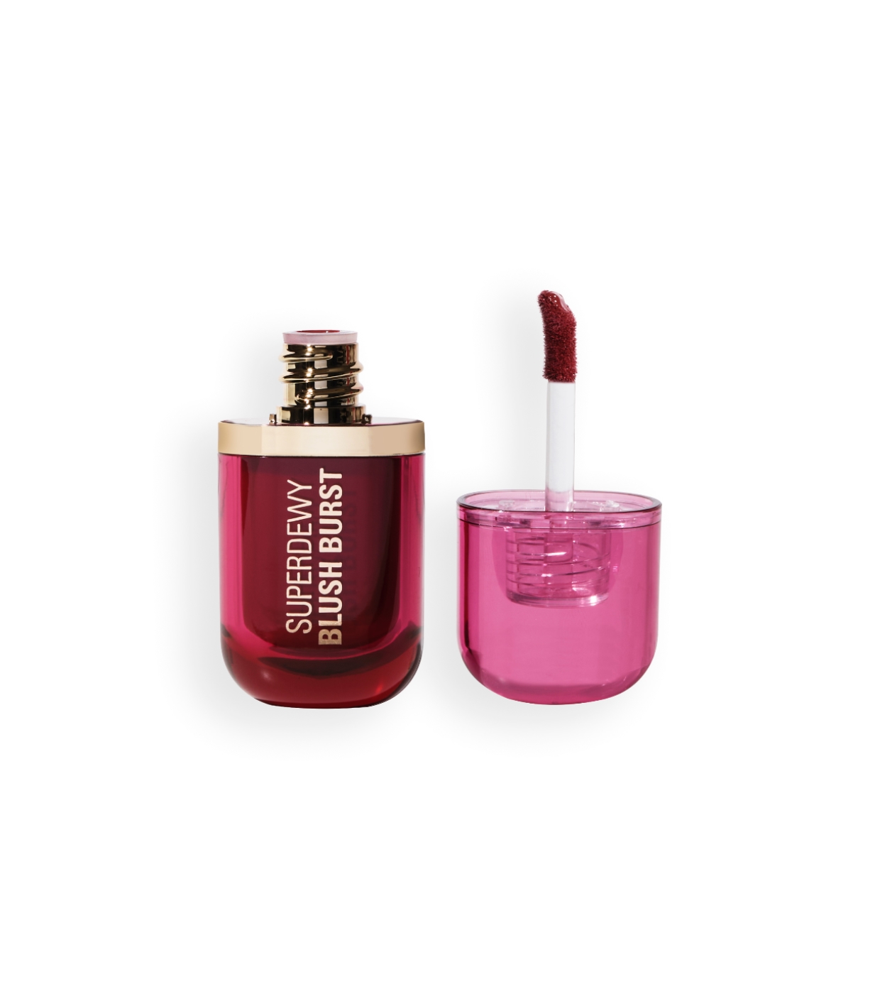 Makeup Revolution - *Super Dewy*  - Blush líquido  Blush burst - Very cherry berry