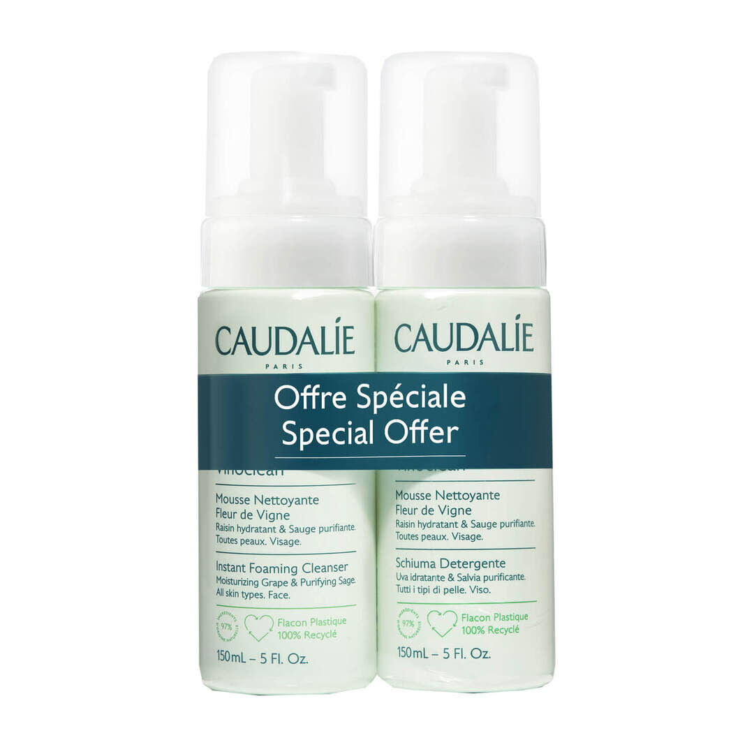 CAUDALIE  Vinoclean - Duo Espuma de Limpeza - 300ml