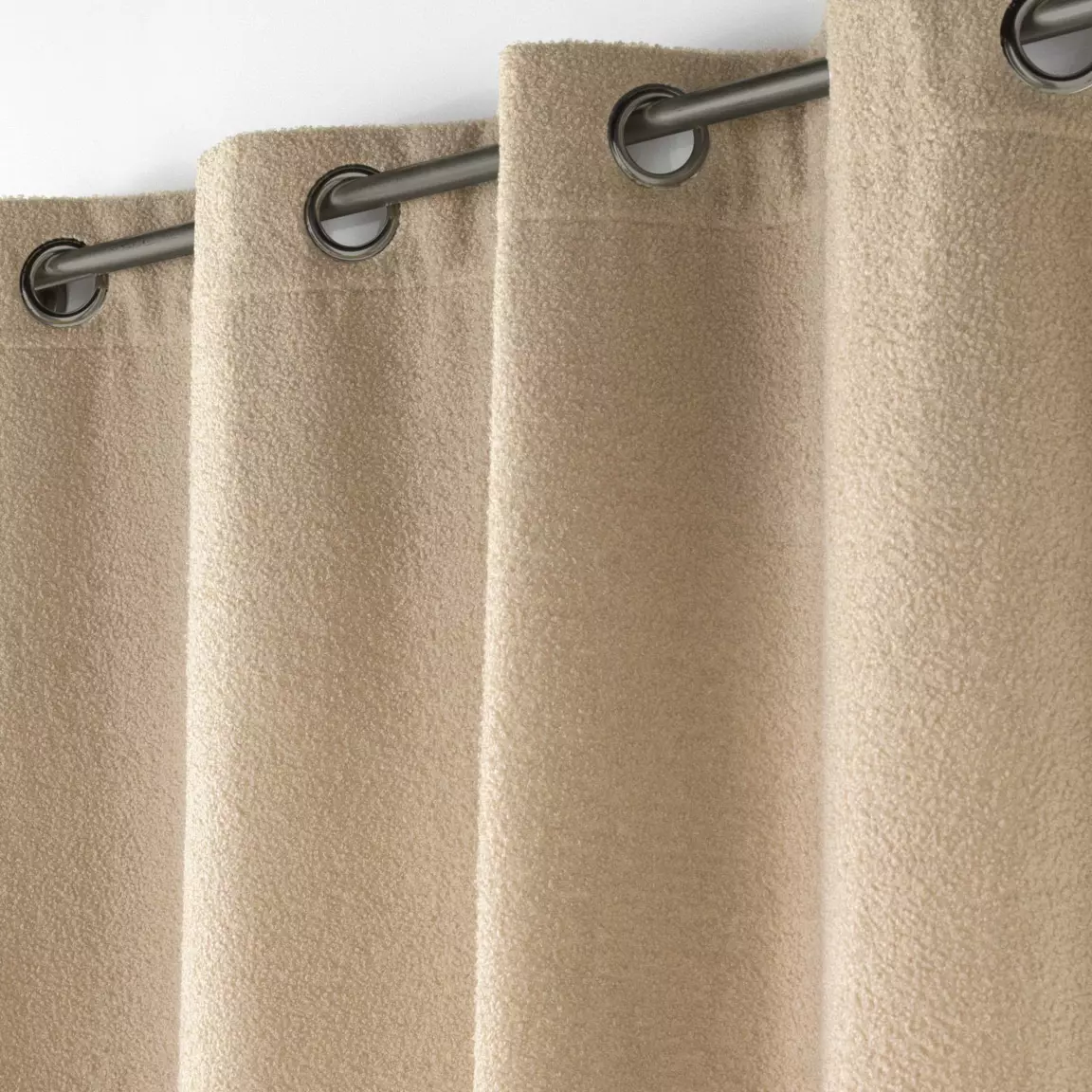 Rideau bouclette (140 x 240 cm) Wooly Beige