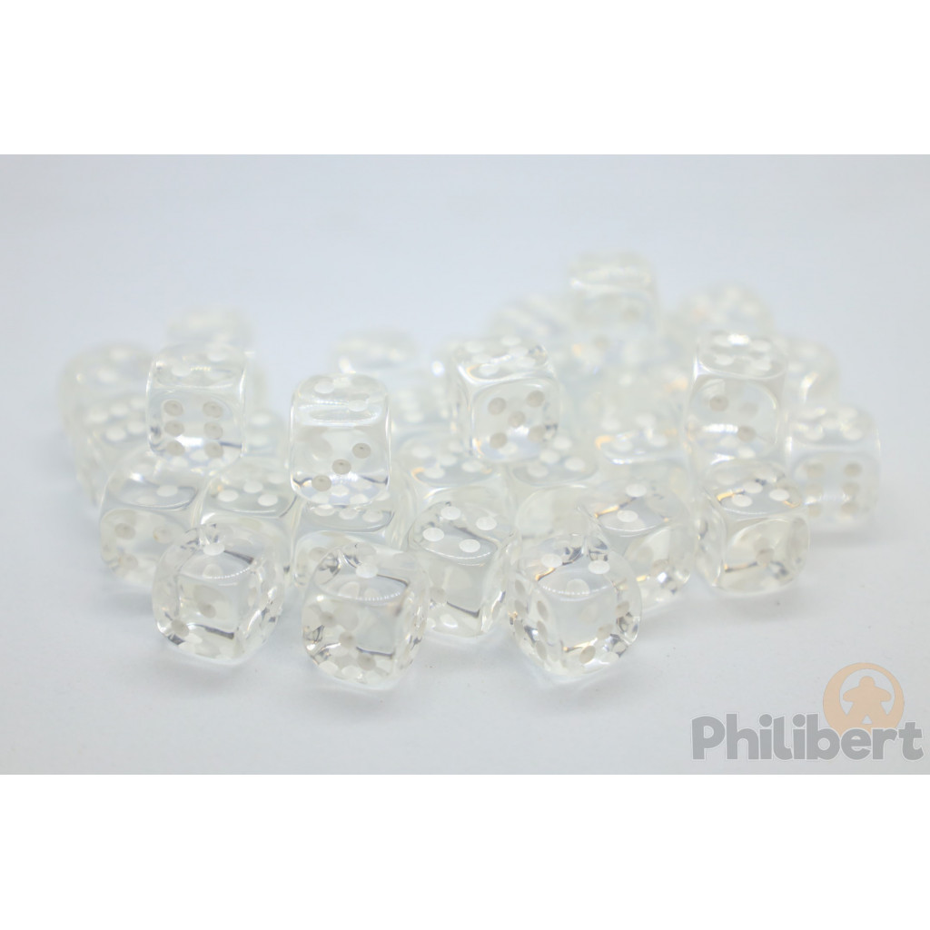 Set de 36 Dés Chessex : Translucides