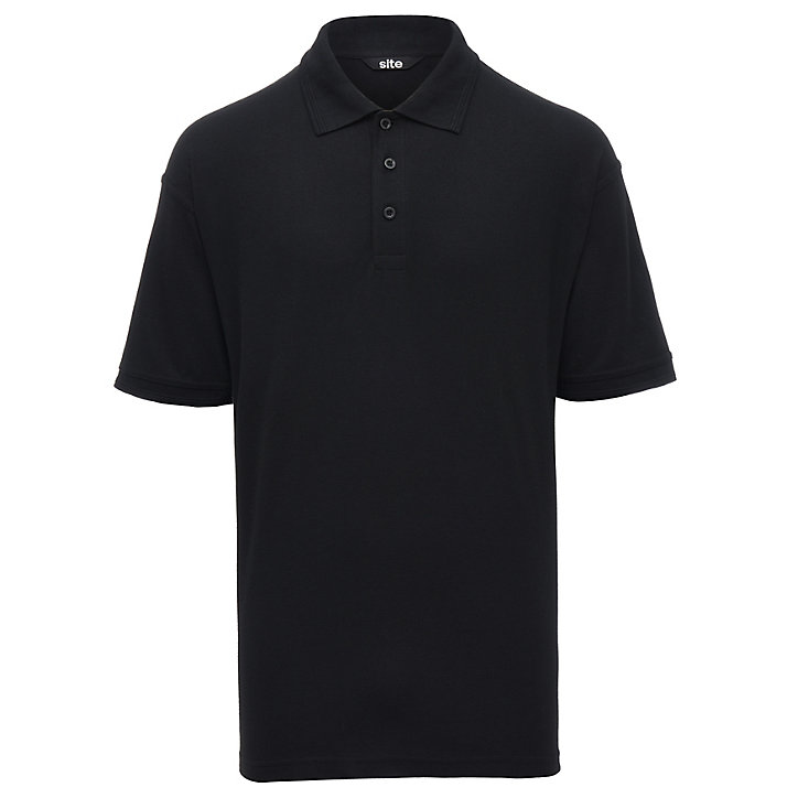 Polo noir Site taille M