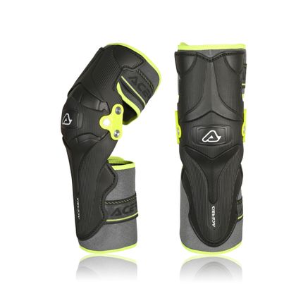 Genouillères Acerbis X-STRONG BLACK/YELLOW 2023 - Noir / Jaune