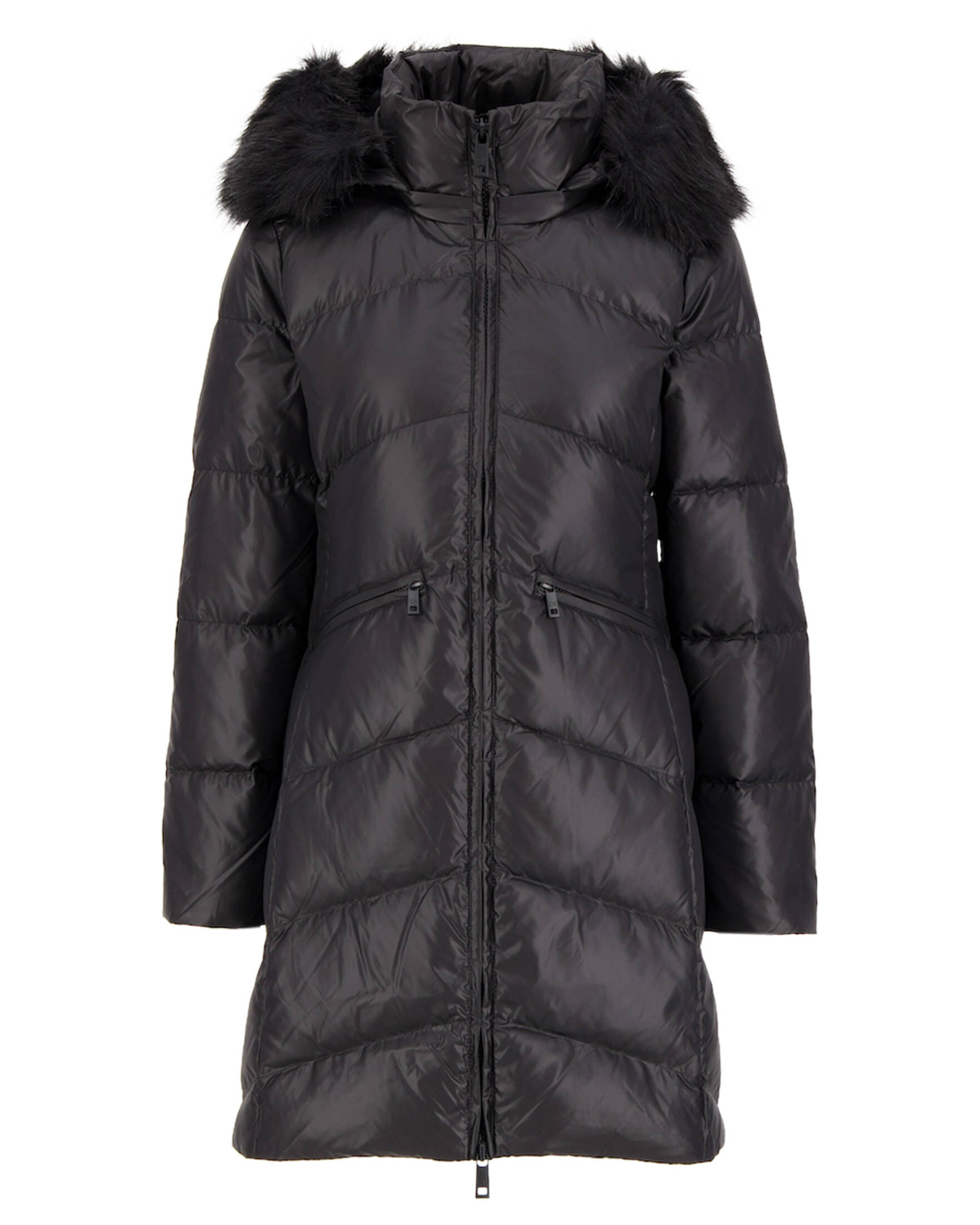 CALVIN KLEIN| Damen Daunenmantel mit Kapuze ESSENTIAL REAL DOWN COAT