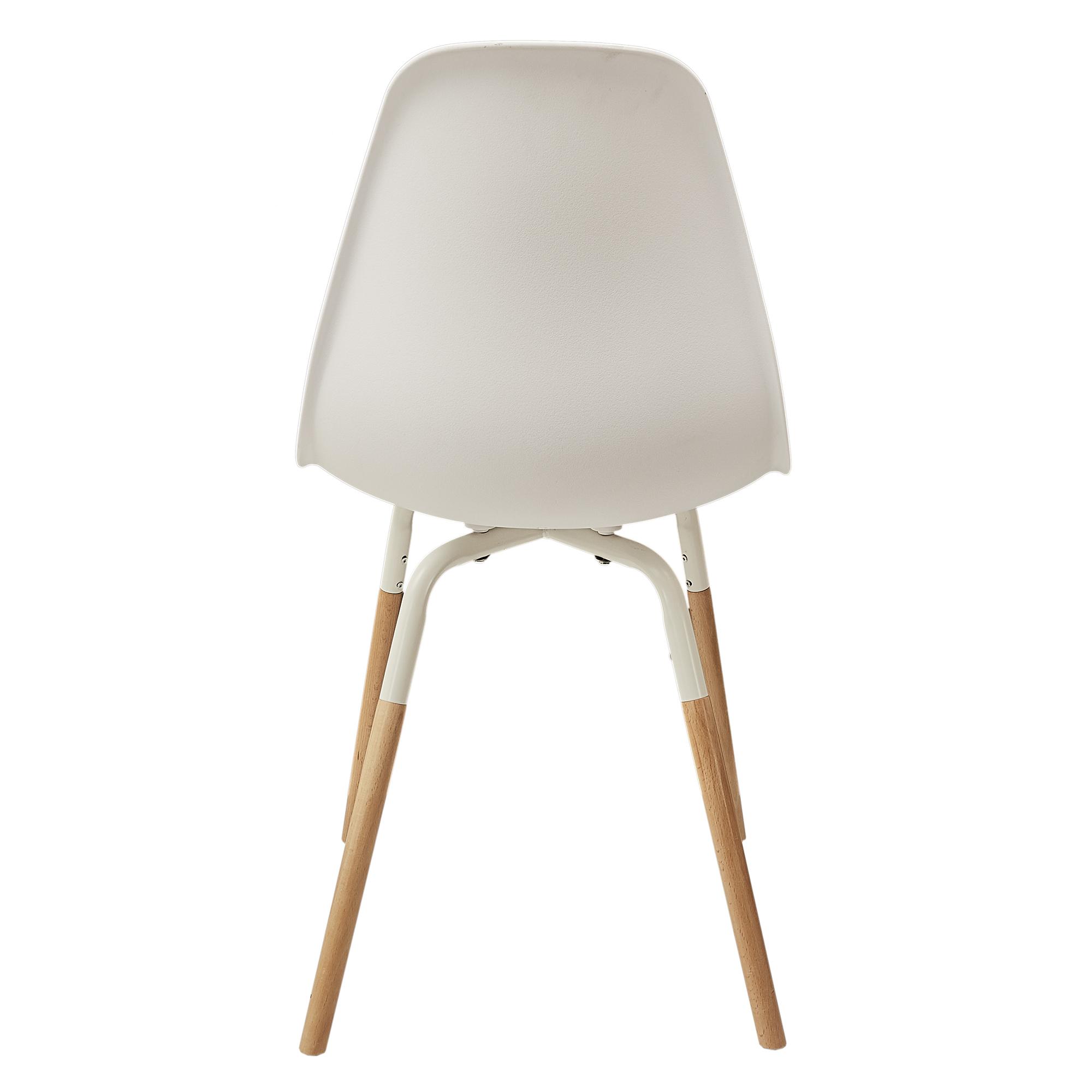 CHAISE SCANDINAVE PHENIX BLANC