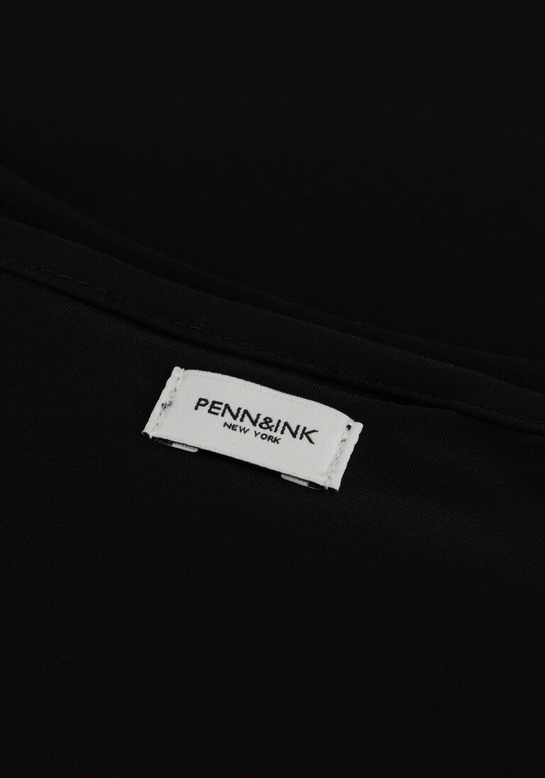 PENN & INK zwarte penn & ink midi jurk s24n1500ltd