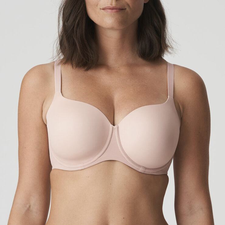 PrimaDonna hjerteformet bh med vattering Rosa
