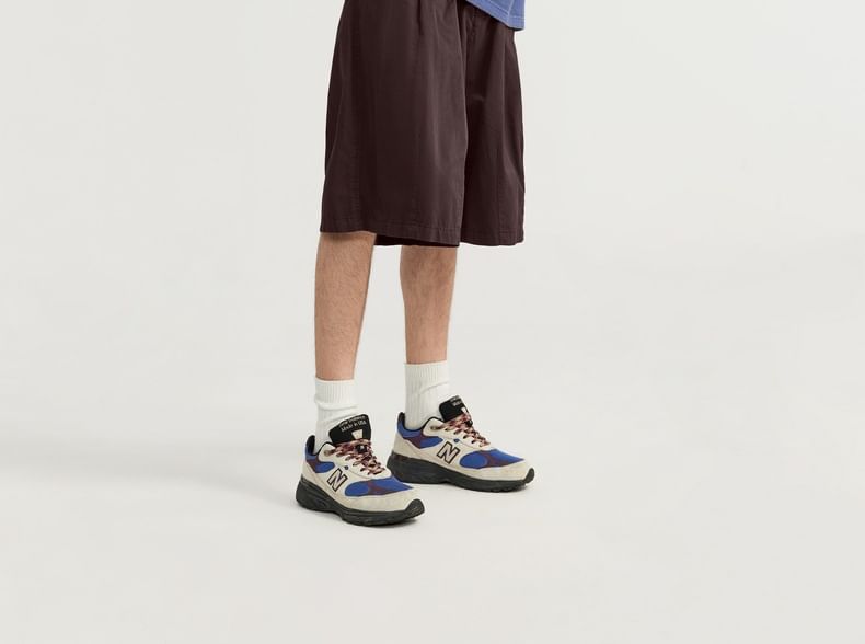 Newin - Unisex effen geplooide shorts in 9 kleuren