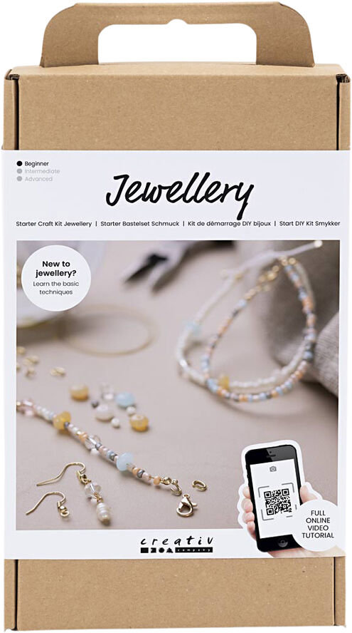 Creativ Company Start DIY Kit Smykker Klassiske Perler