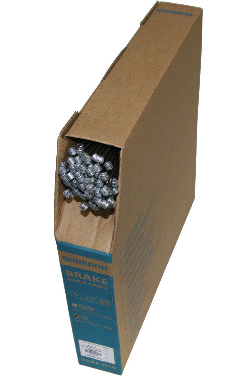 Shimano MTB Edelstahl Bremszug 1,6mm x 2050mm (100er Box) kaufen | Bike-Discount